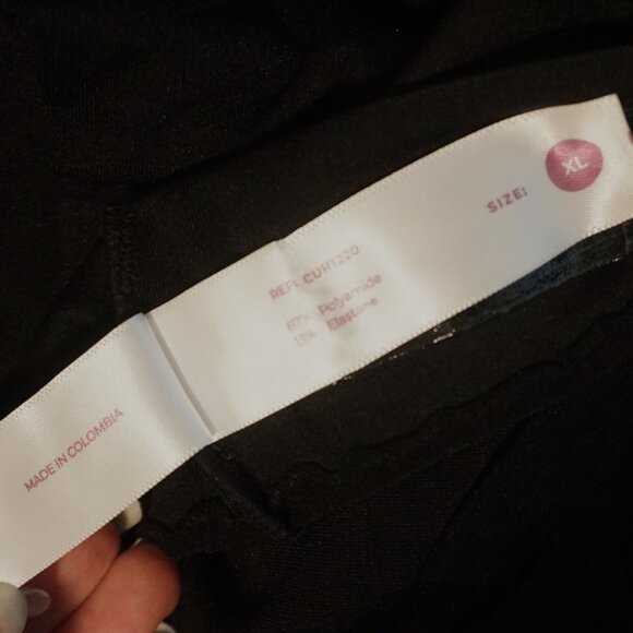 Curveez Shapermint Black Perfect Control Layering Leggings Seamless Size XL - Picture 9 of 9